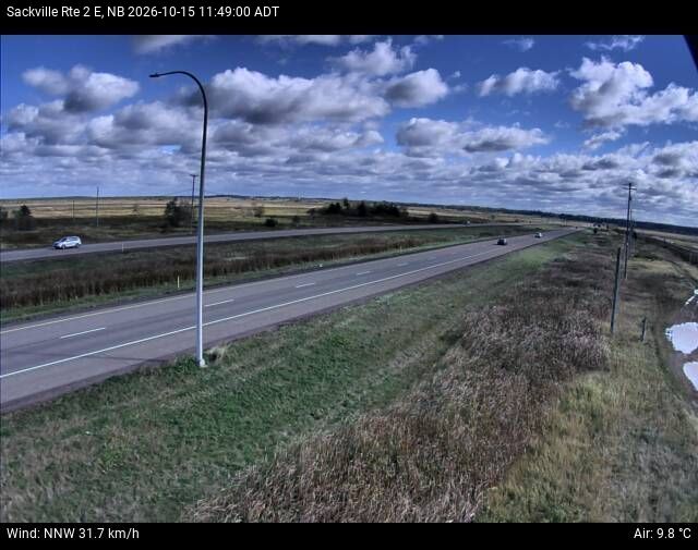 Web Cam image of Sackville (NB Highway 2)
