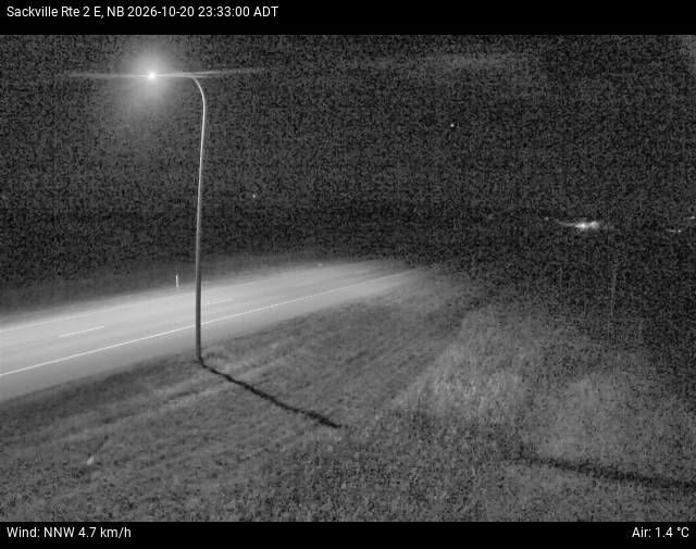 Web Cam image of Sackville (NB Highway 2)