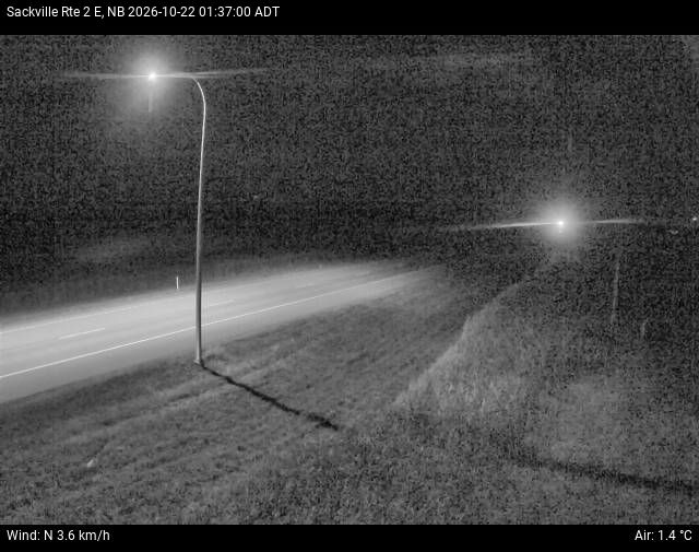 Web Cam image of Sackville (NB Highway 2)