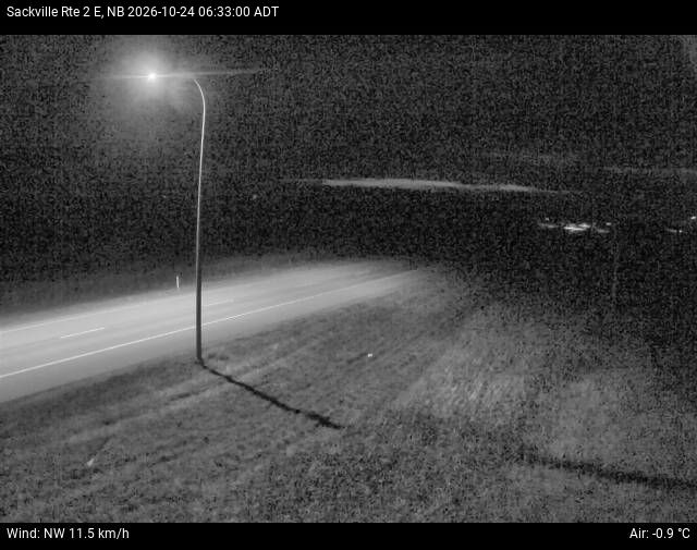 Web Cam image of Sackville (NB Highway 2)