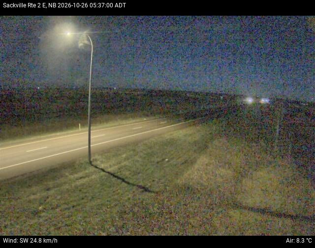 Web Cam image of Sackville (NB Highway 2)