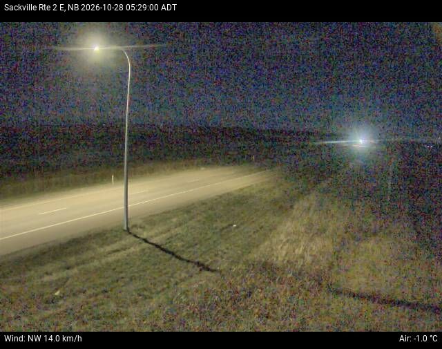 Web Cam image of Sackville (NB Highway 2)