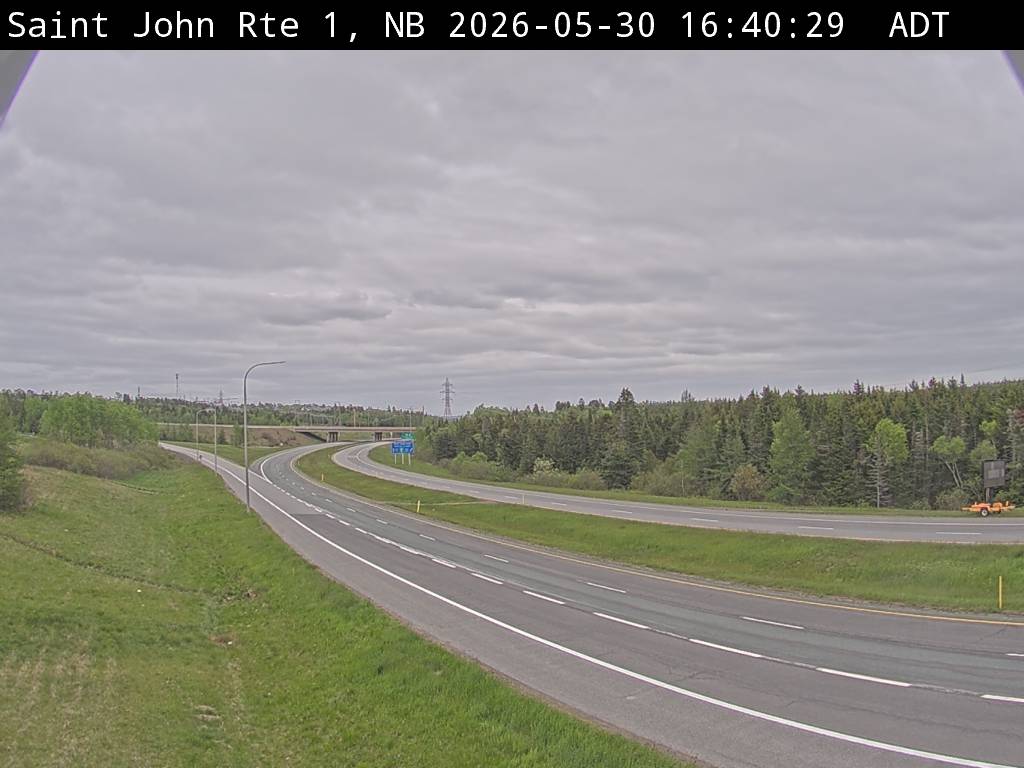 Web Cam image of Saint John (NB Highway 1)