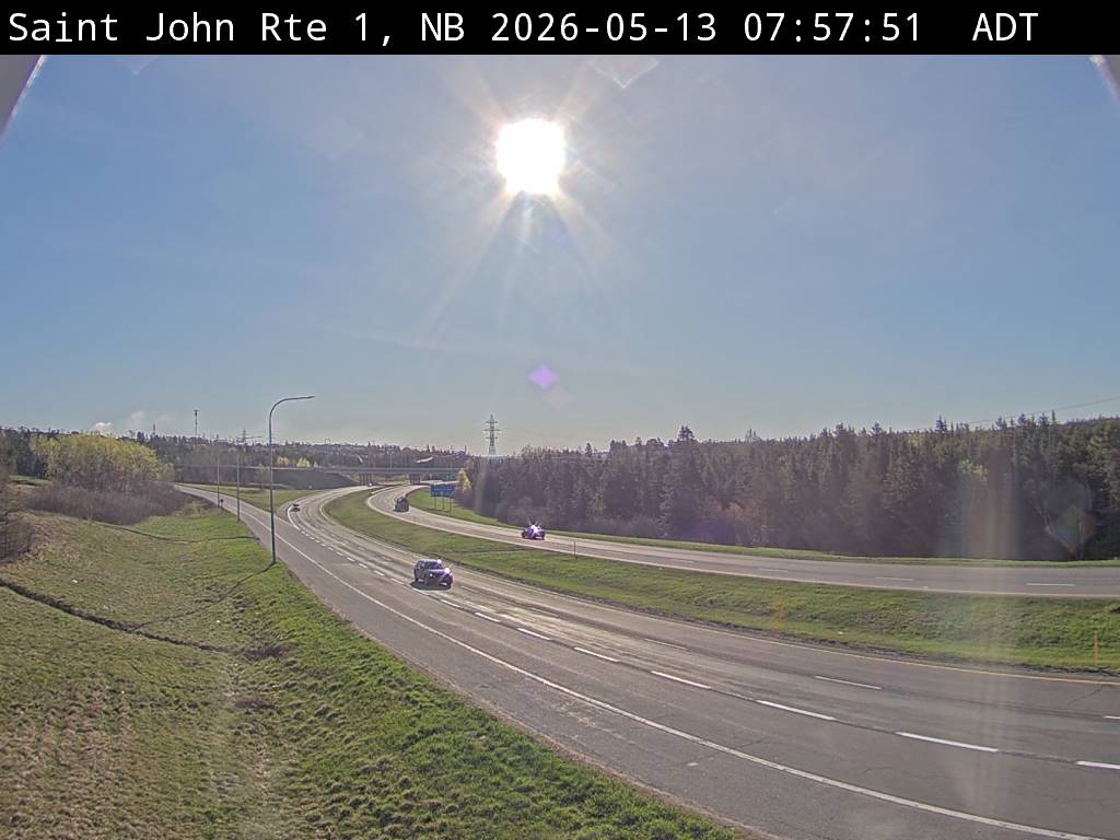 Web Cam image of Saint John (NB Highway 1)