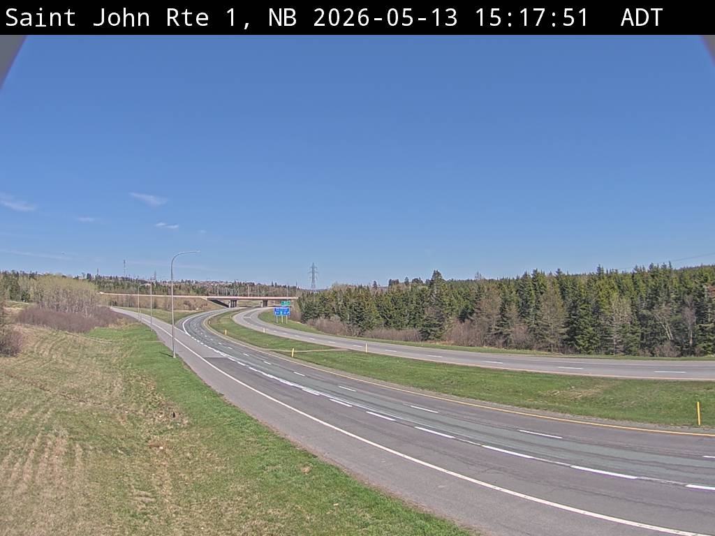 Web Cam image of Saint John (NB Highway 1)