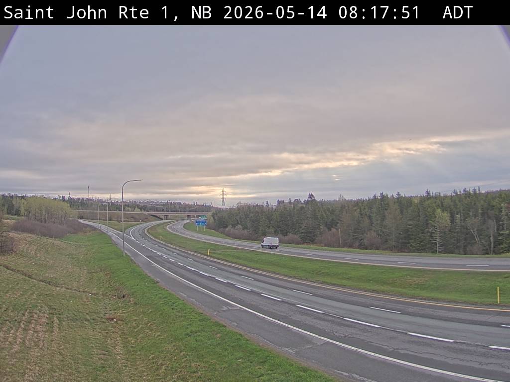 Web Cam image of Saint John (NB Highway 1)