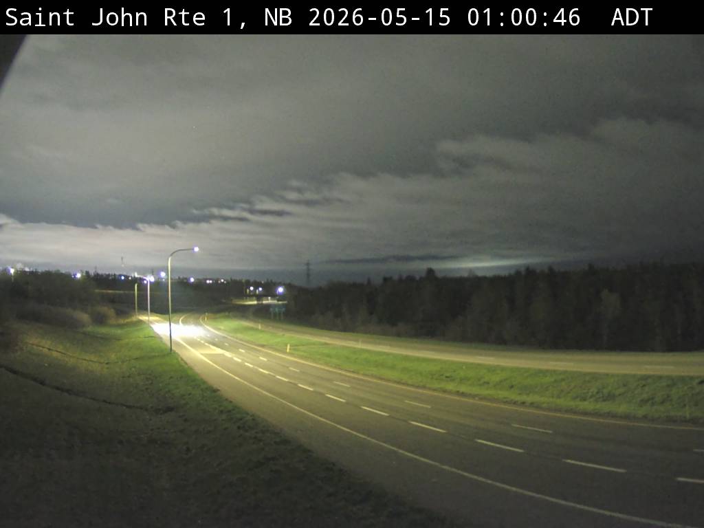 Web Cam image of Saint John (NB Highway 1)