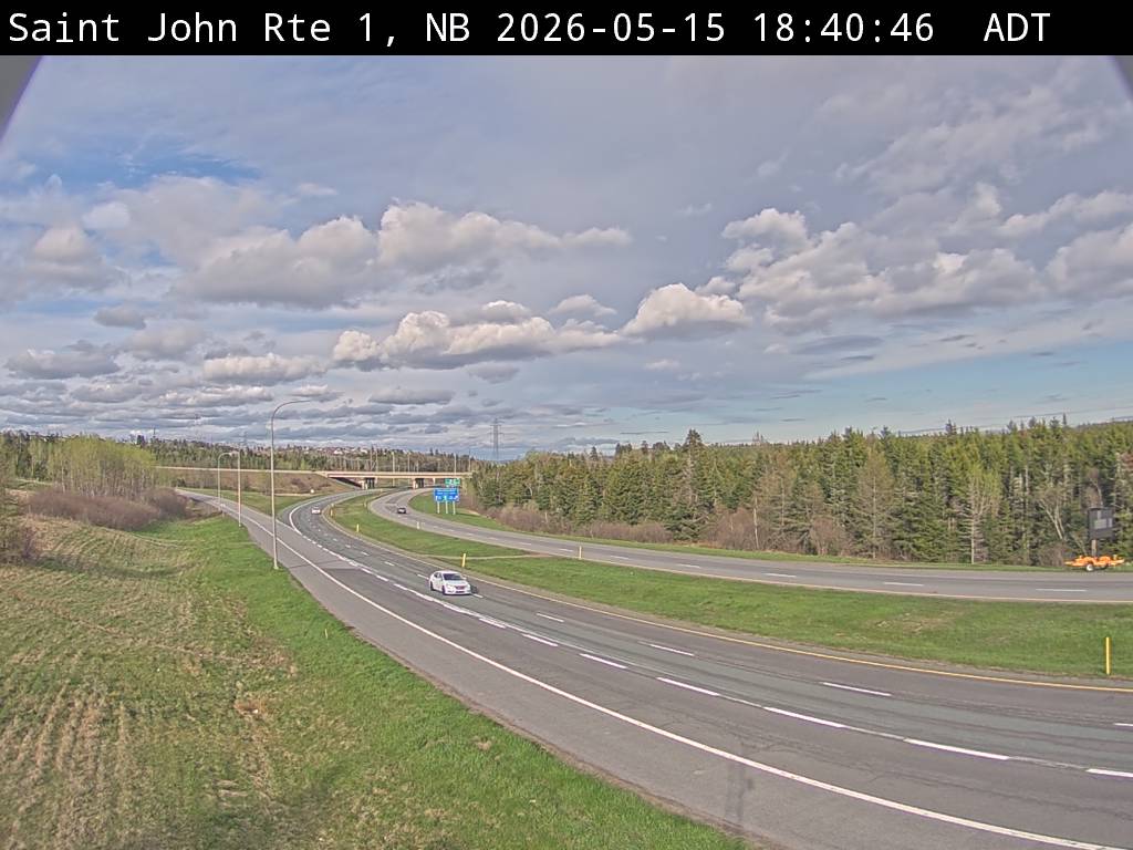 Web Cam image of Saint John (NB Highway 1)