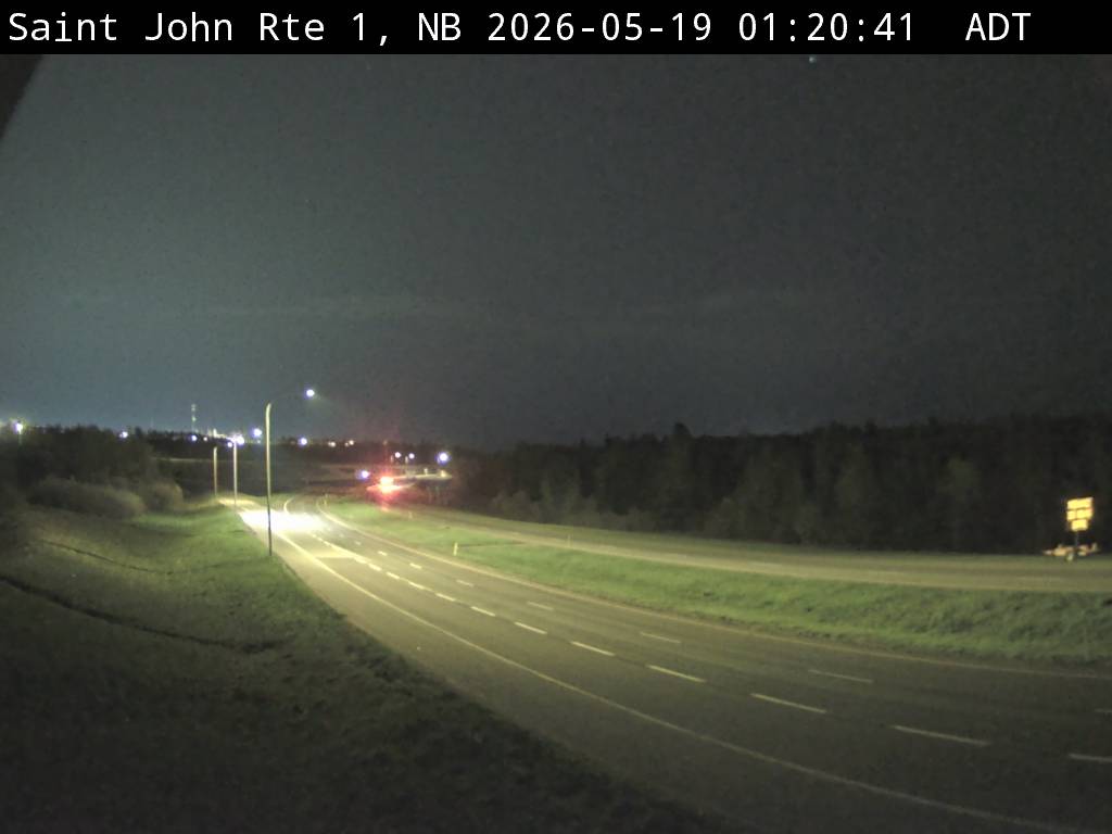 Web Cam image of Saint John (NB Highway 1)