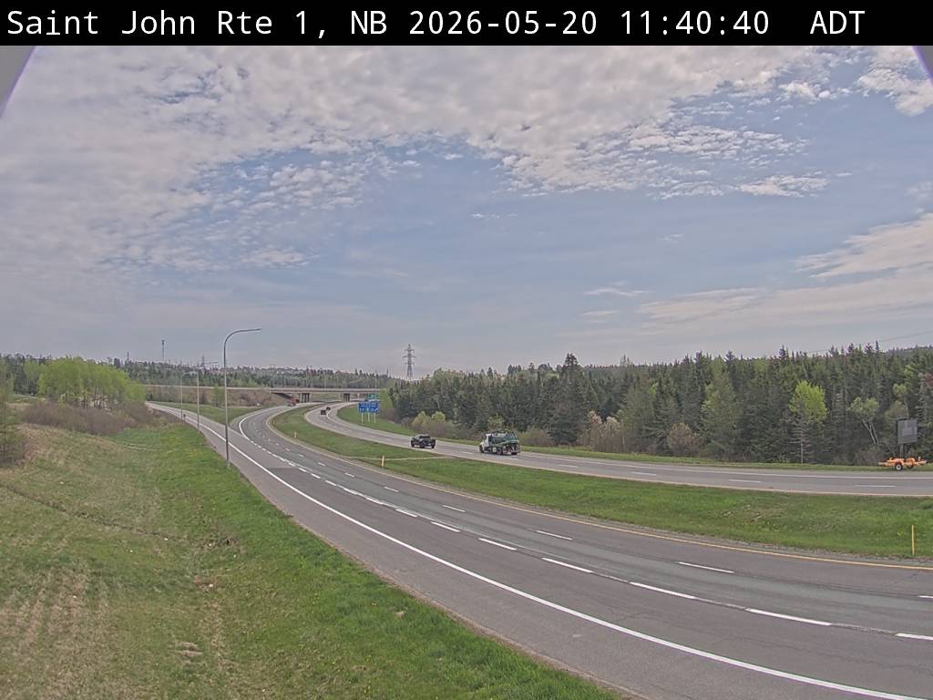 Web Cam image of Saint John (NB Highway 1)