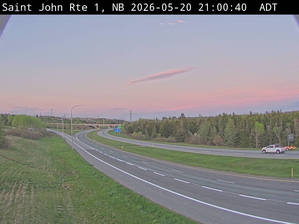 Web Cam image of Saint John (NB Highway 1)