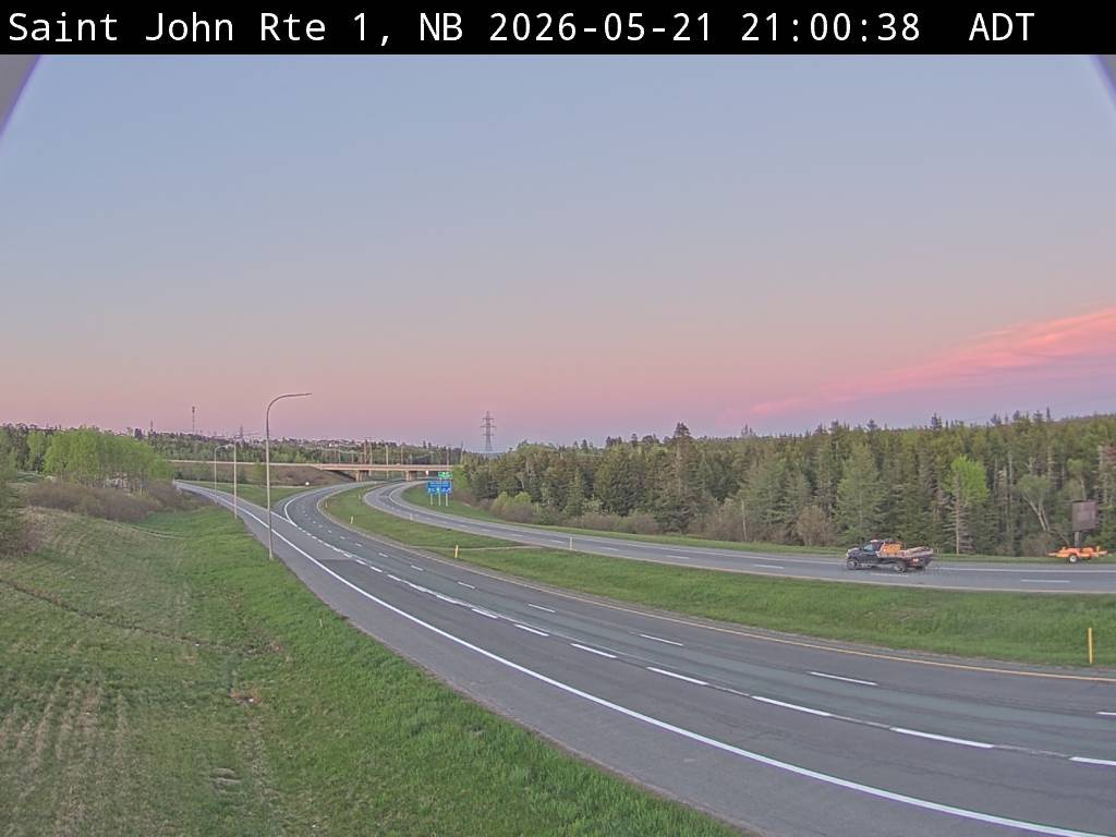 Web Cam image of Saint John (NB Highway 1)