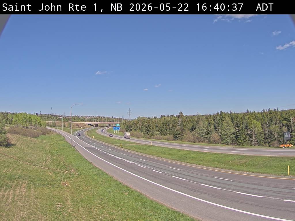 Web Cam image of Saint John (NB Highway 1)