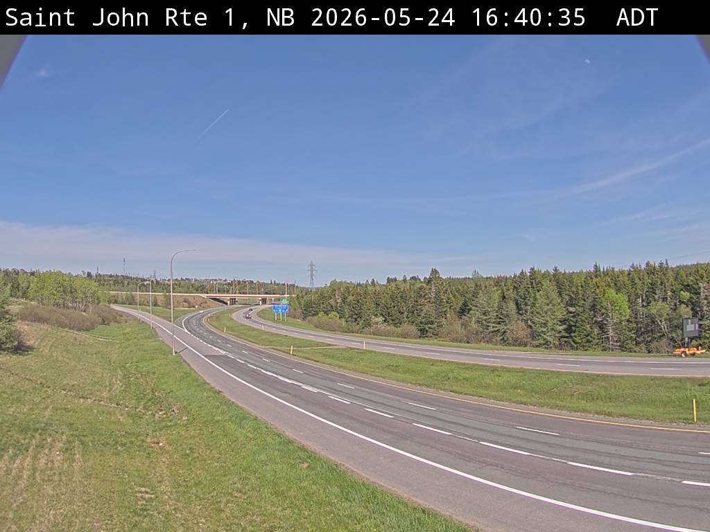 Web Cam image of Saint John (NB Highway 1)