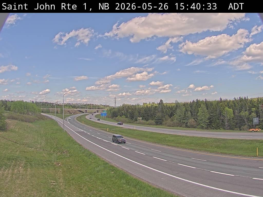 Web Cam image of Saint John (NB Highway 1)