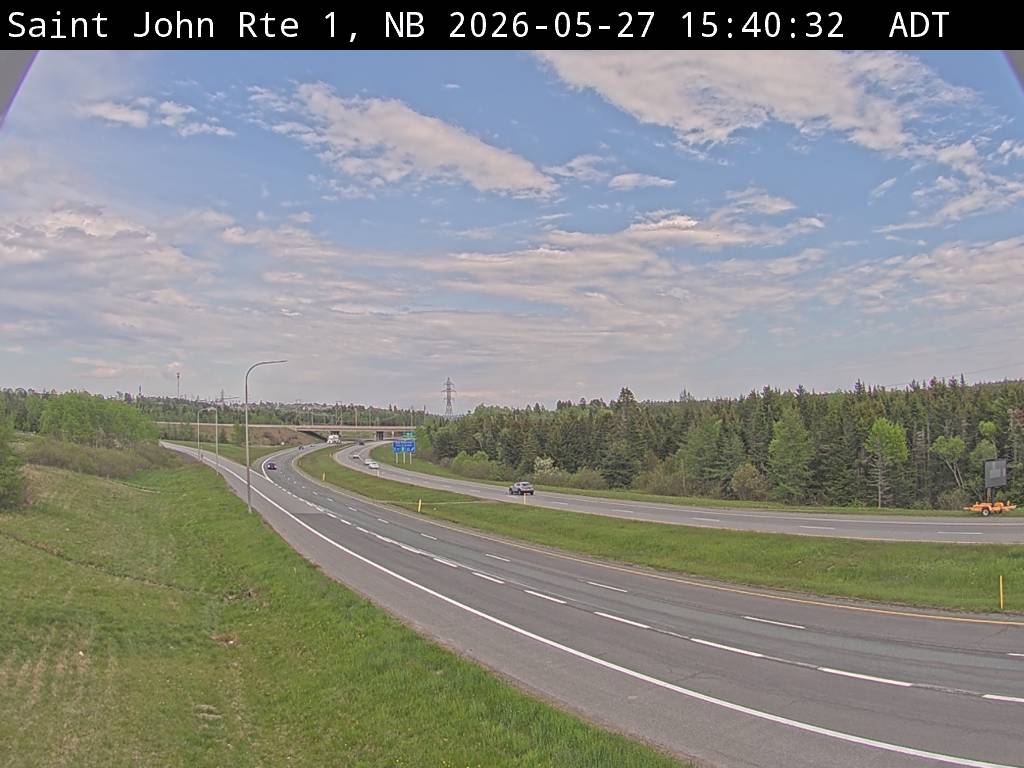 Web Cam image of Saint John (NB Highway 1)