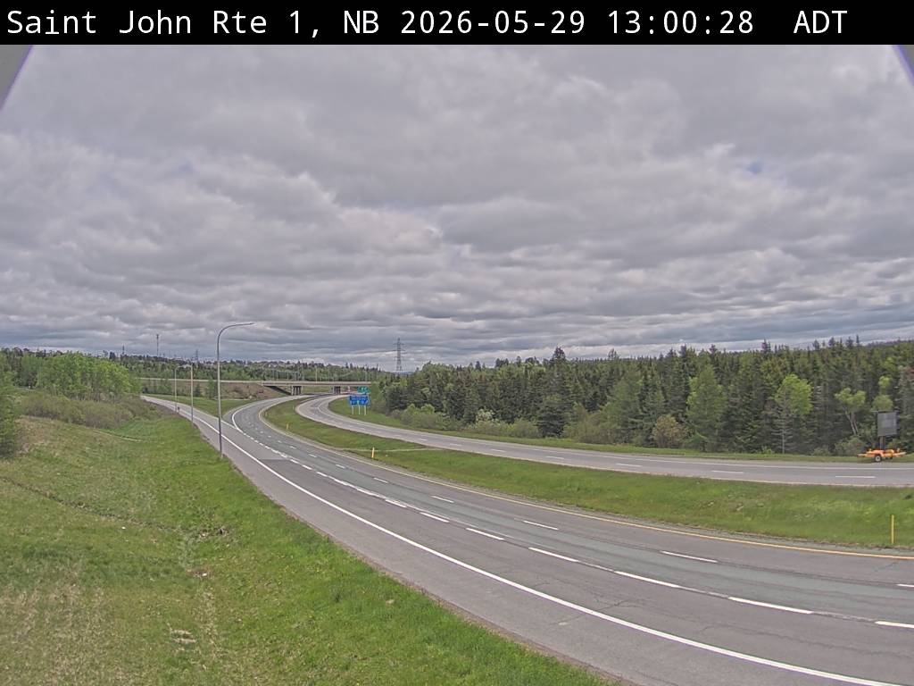 Web Cam image of Saint John (NB Highway 1)