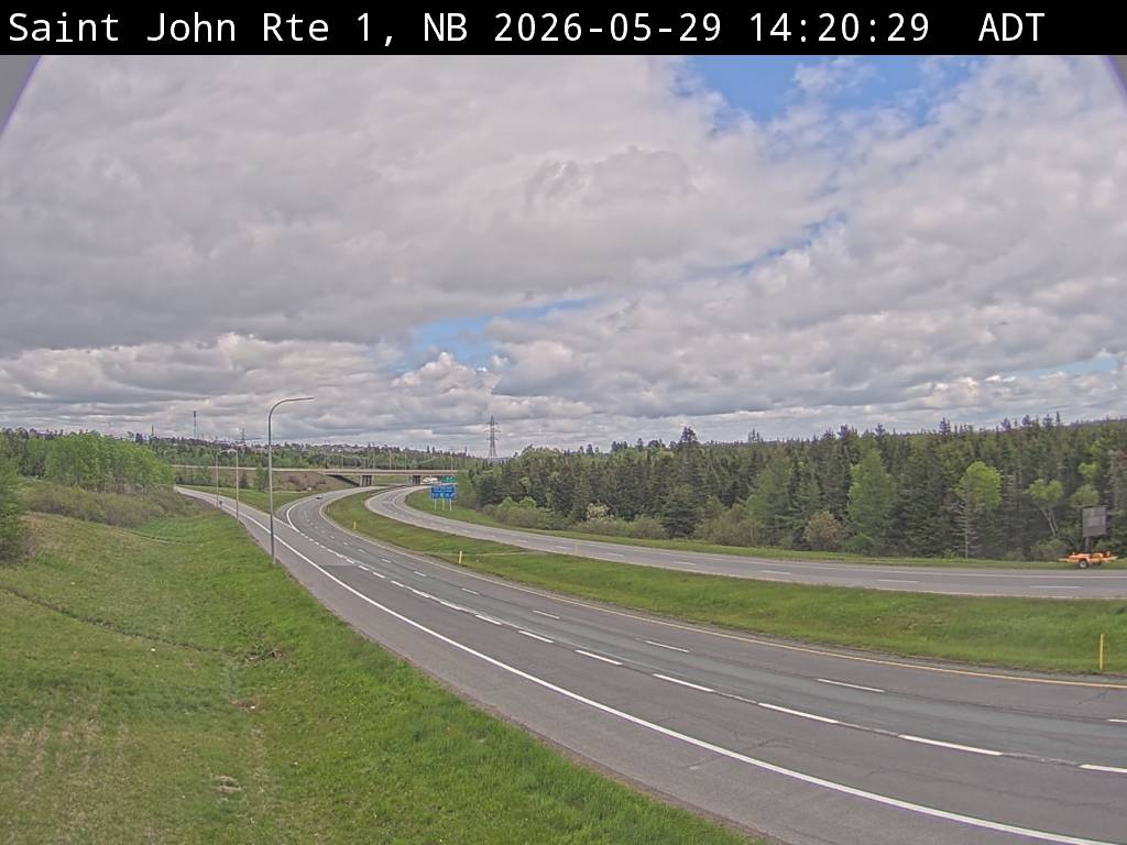 Web Cam image of Saint John (NB Highway 1)