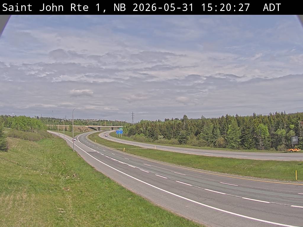 Web Cam image of Saint John (NB Highway 1)