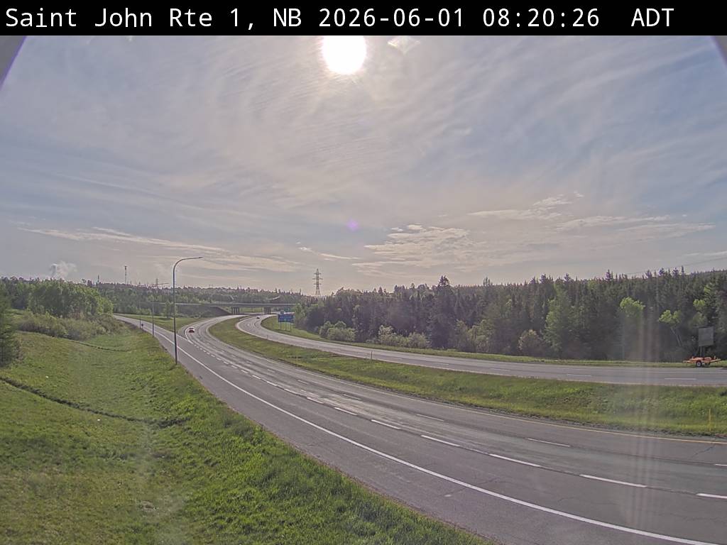 Web Cam image of Saint John (NB Highway 1)