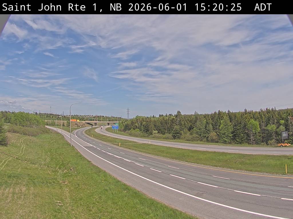 Web Cam image of Saint John (NB Highway 1)