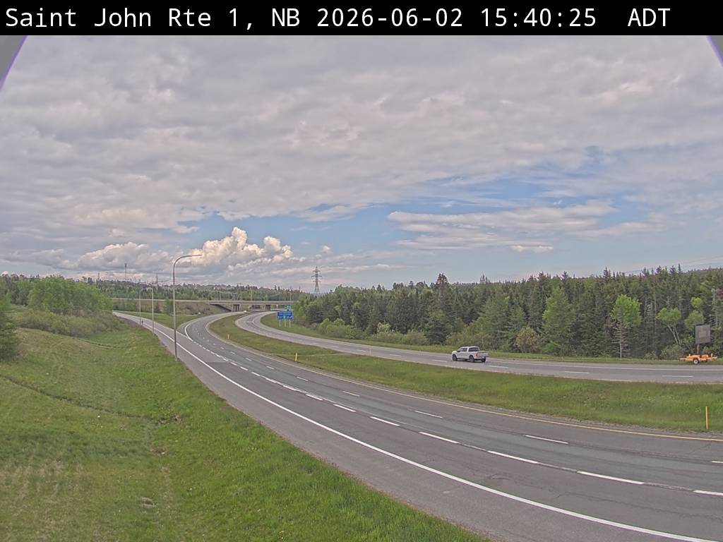 Web Cam image of Saint John (NB Highway 1)