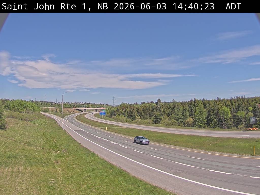 Web Cam image of Saint John (NB Highway 1)