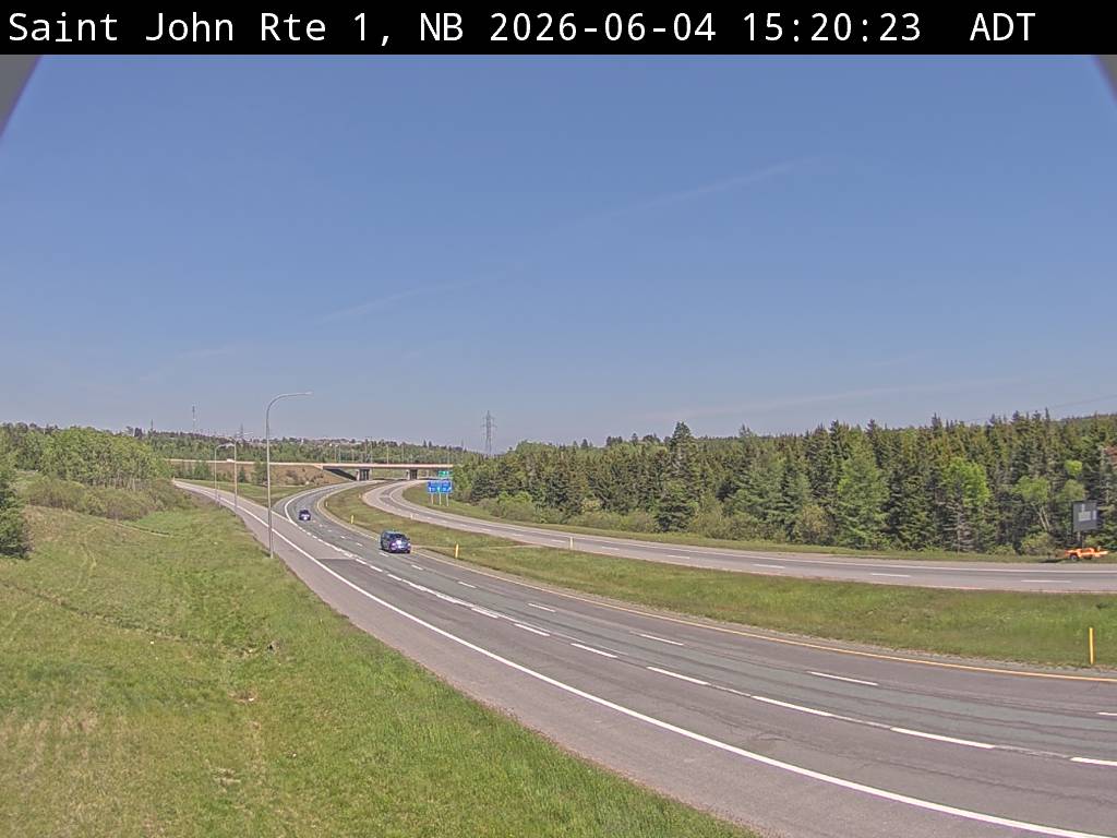 Web Cam image of Saint John (NB Highway 1)