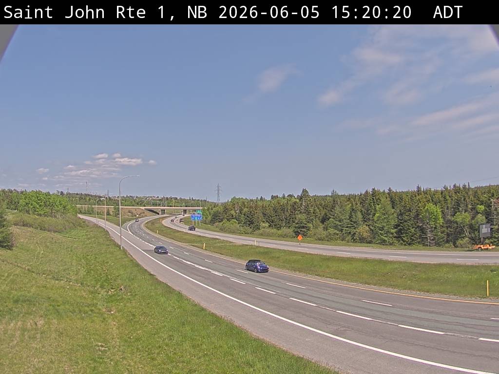 Web Cam image of Saint John (NB Highway 1)