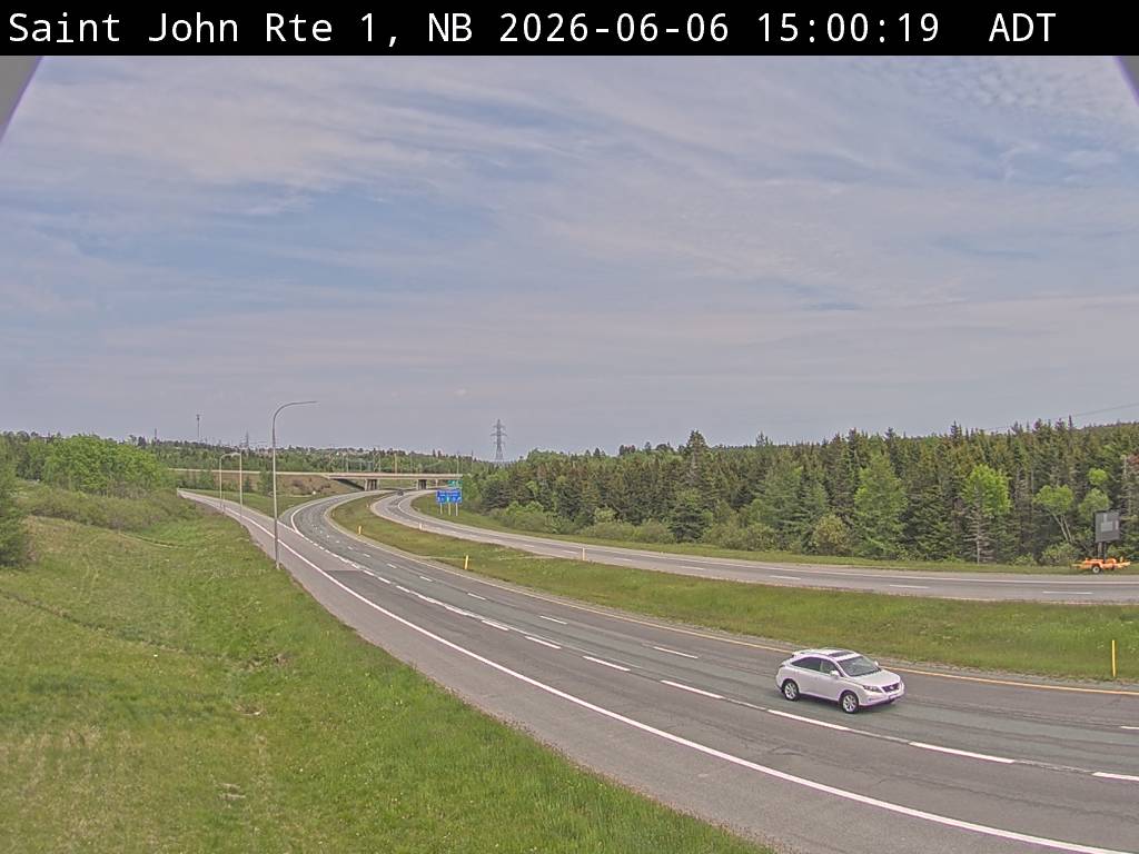 Web Cam image of Saint John (NB Highway 1)