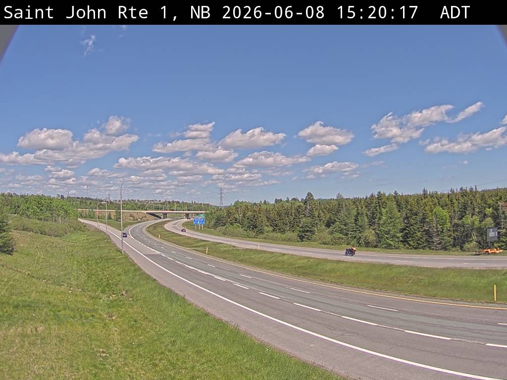 Web Cam image of Saint John (NB Highway 1)