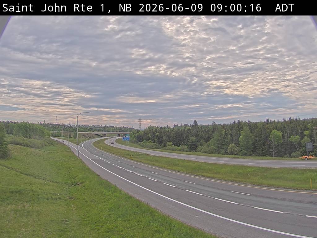 Web Cam image of Saint John (NB Highway 1)