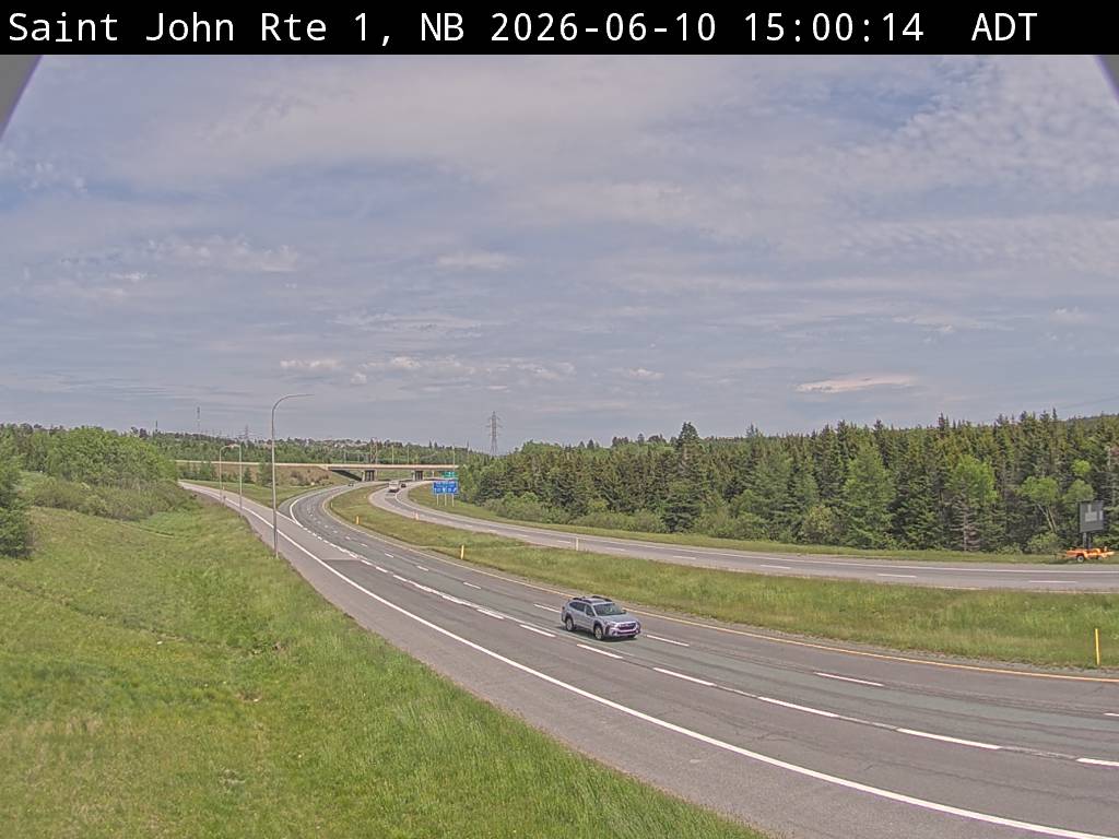 Web Cam image of Saint John (NB Highway 1)