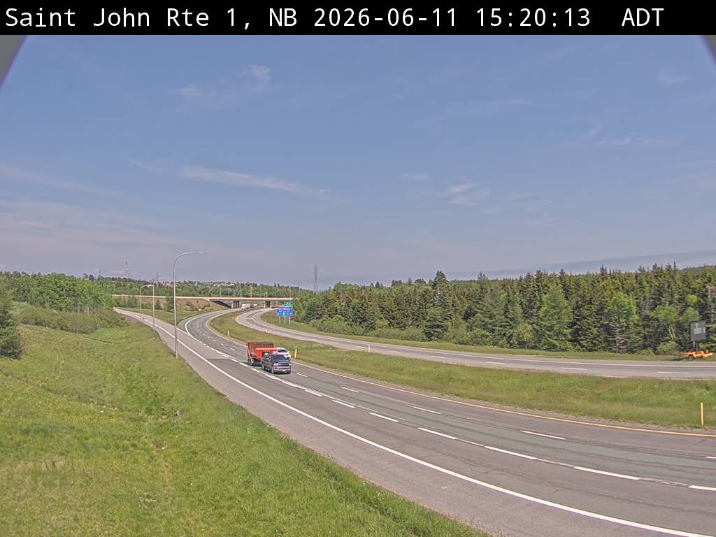 Web Cam image of Saint John (NB Highway 1)