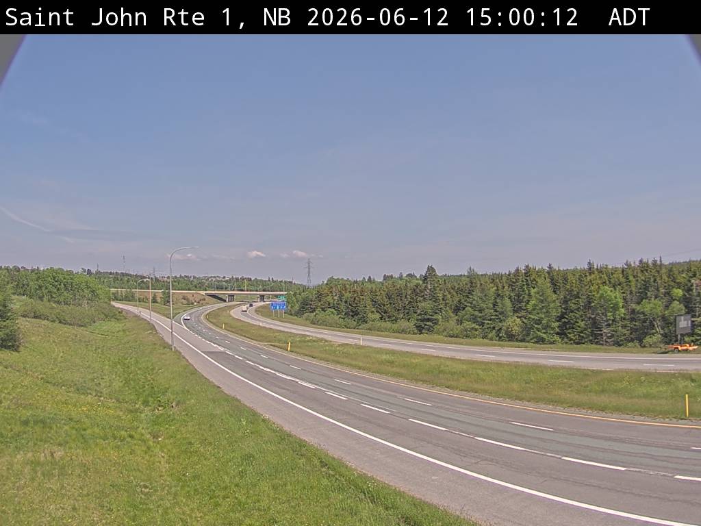 Web Cam image of Saint John (NB Highway 1)
