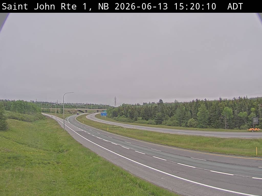 Web Cam image of Saint John (NB Highway 1)