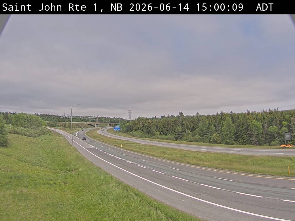 Web Cam image of Saint John (NB Highway 1)