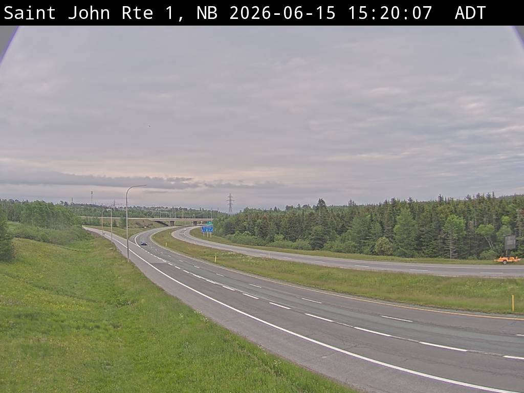 Web Cam image of Saint John (NB Highway 1)