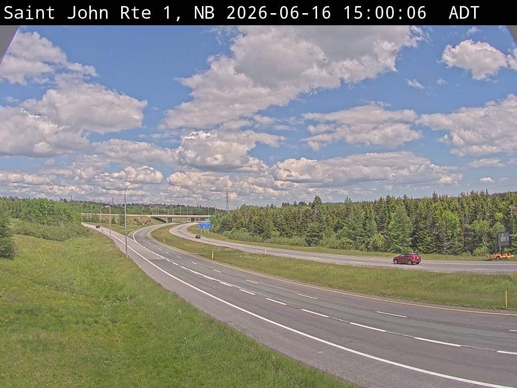 Web Cam image of Saint John (NB Highway 1)