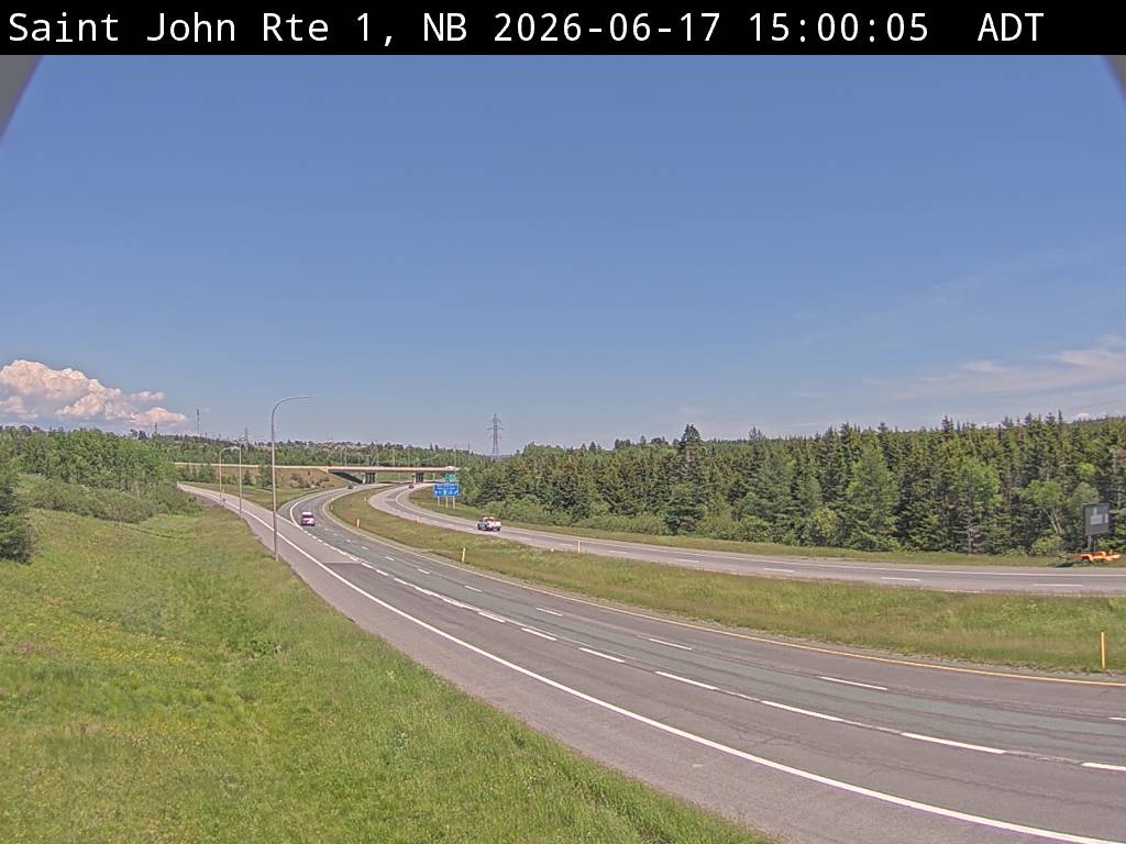 Web Cam image of Saint John (NB Highway 1)