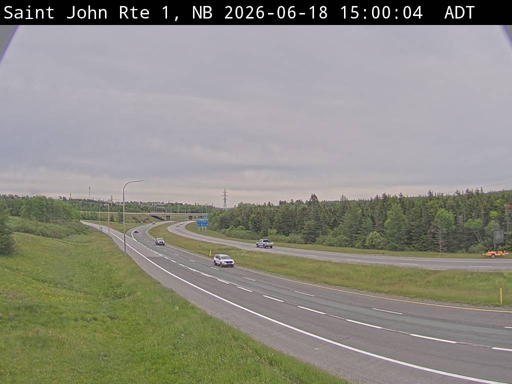 Web Cam image of Saint John (NB Highway 1)