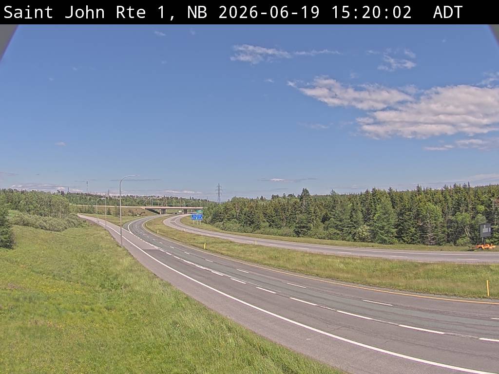 Web Cam image of Saint John (NB Highway 1)
