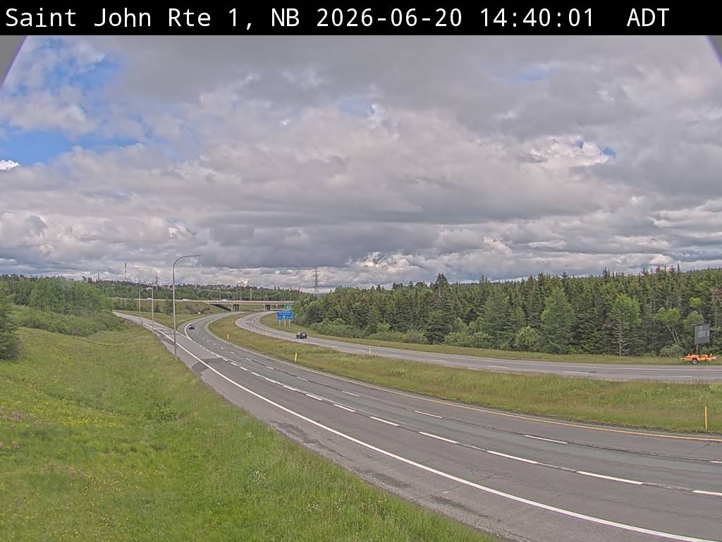 Web Cam image of Saint John (NB Highway 1)