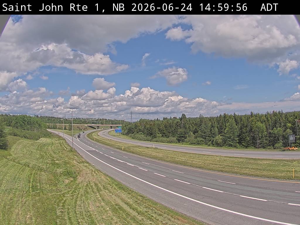 Web Cam image of Saint John (NB Highway 1)
