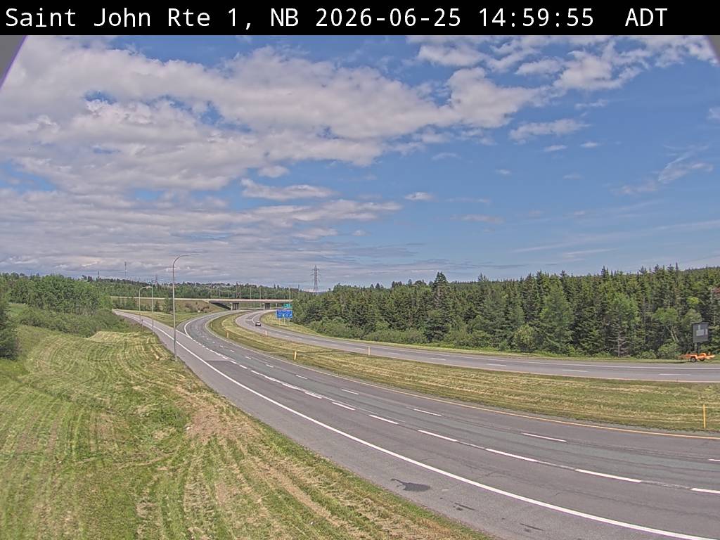 Web Cam image of Saint John (NB Highway 1)
