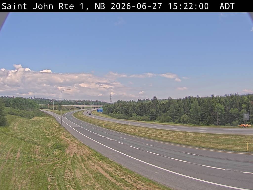 Web Cam image of Saint John (NB Highway 1)