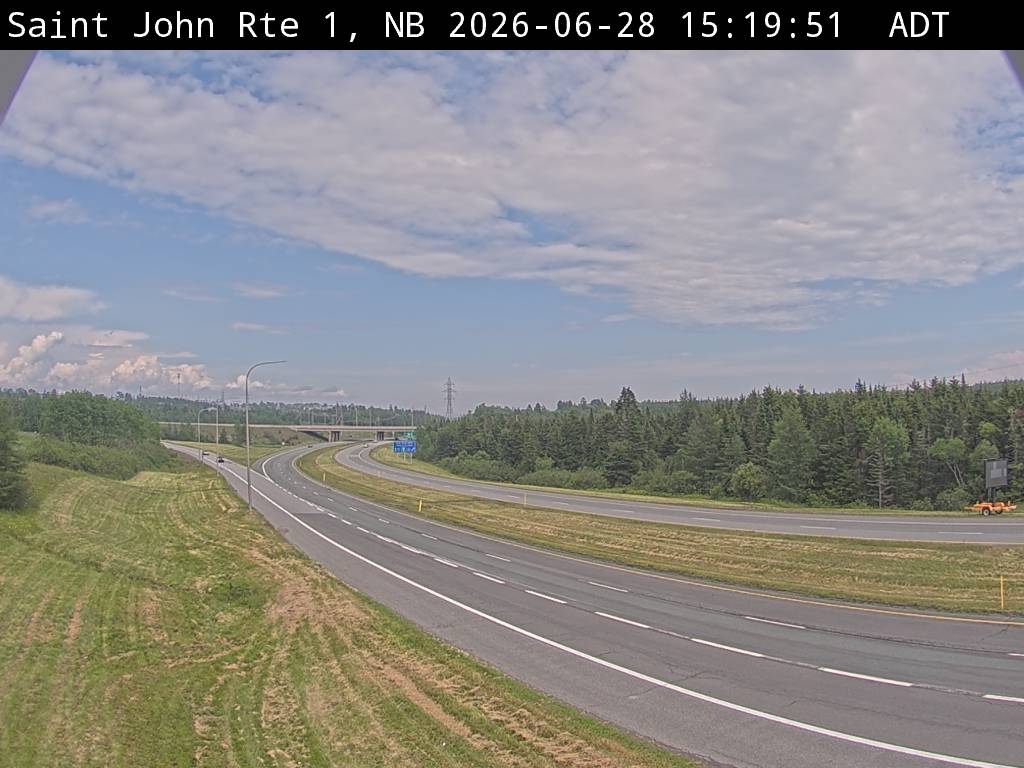 Web Cam image of Saint John (NB Highway 1)