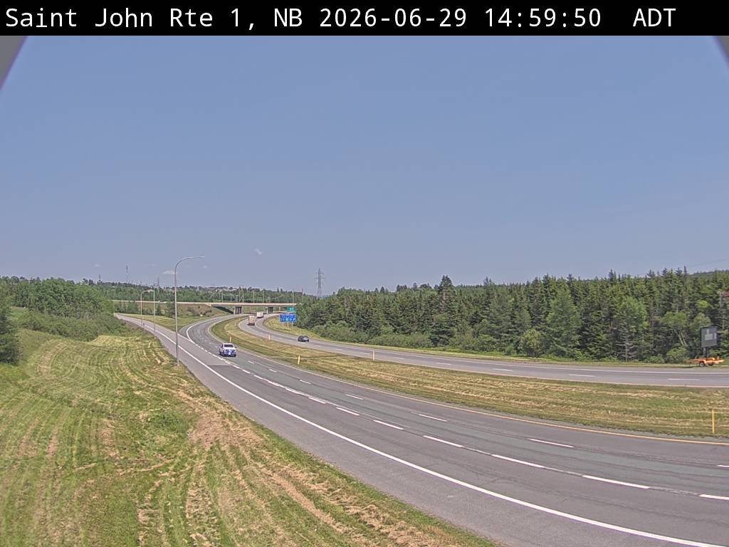 Web Cam image of Saint John (NB Highway 1)