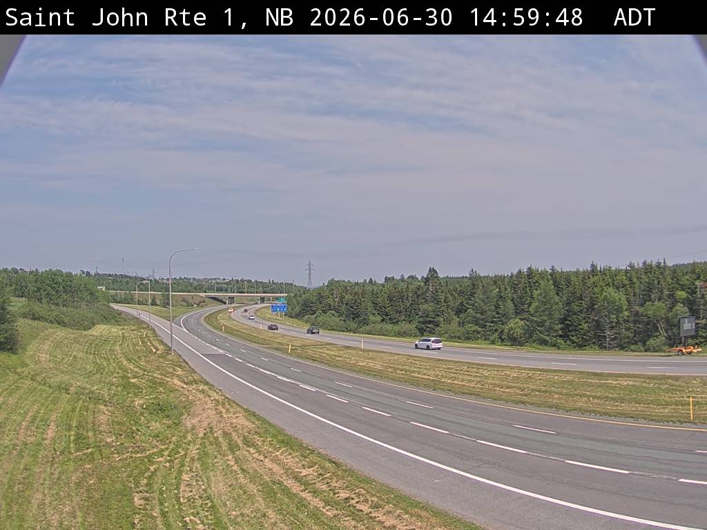 Web Cam image of Saint John (NB Highway 1)