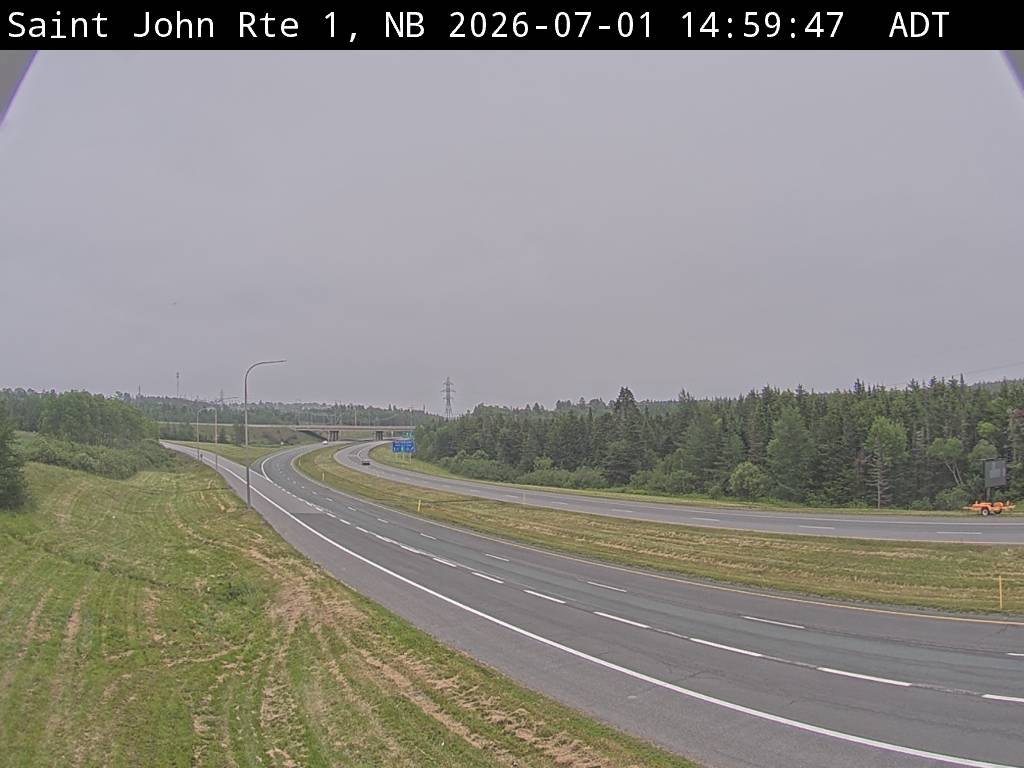 Web Cam image of Saint John (NB Highway 1)